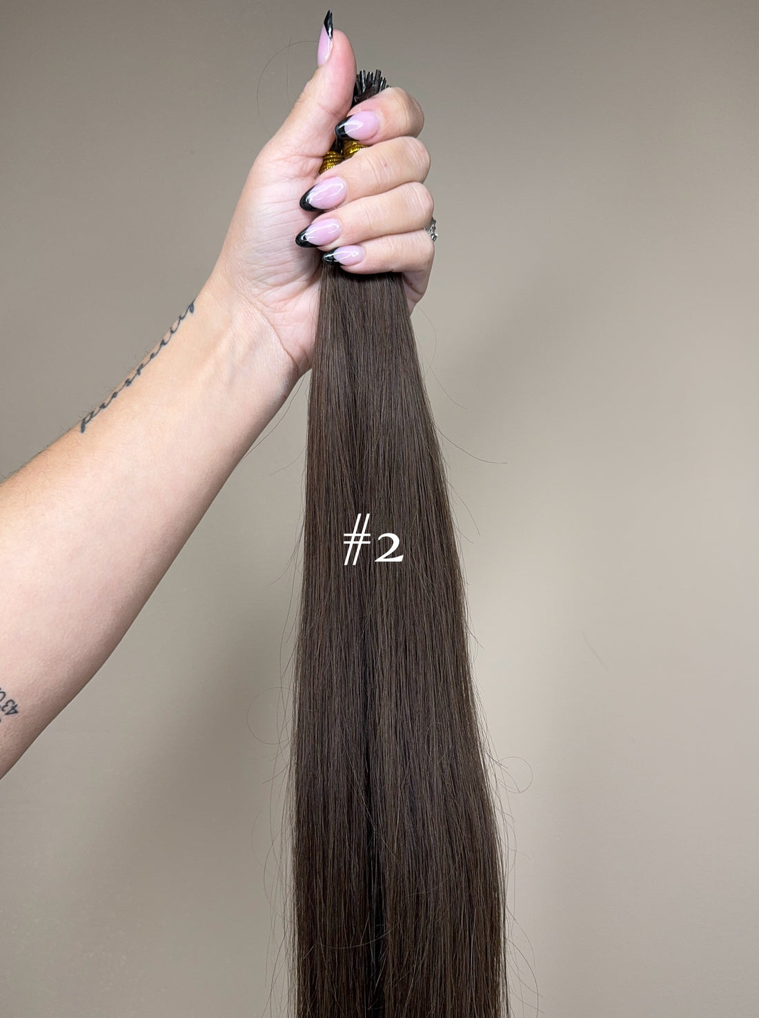 Madame Lace Clip Ins-  Dark Brown