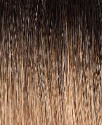 Flex Wefts, Rooted Dark Brown/Champagne Blonde T2/27